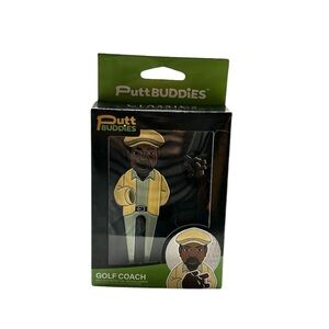 PuttBuddies Golf Coach Divot Tool w/ Wooden Hand‎ Ball Marker NEW